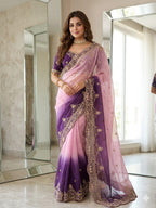 Very soft nd elegant Rich look nc moss pedding fabric Saree