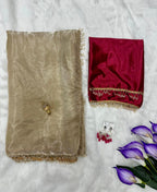 Gold Satin Saree