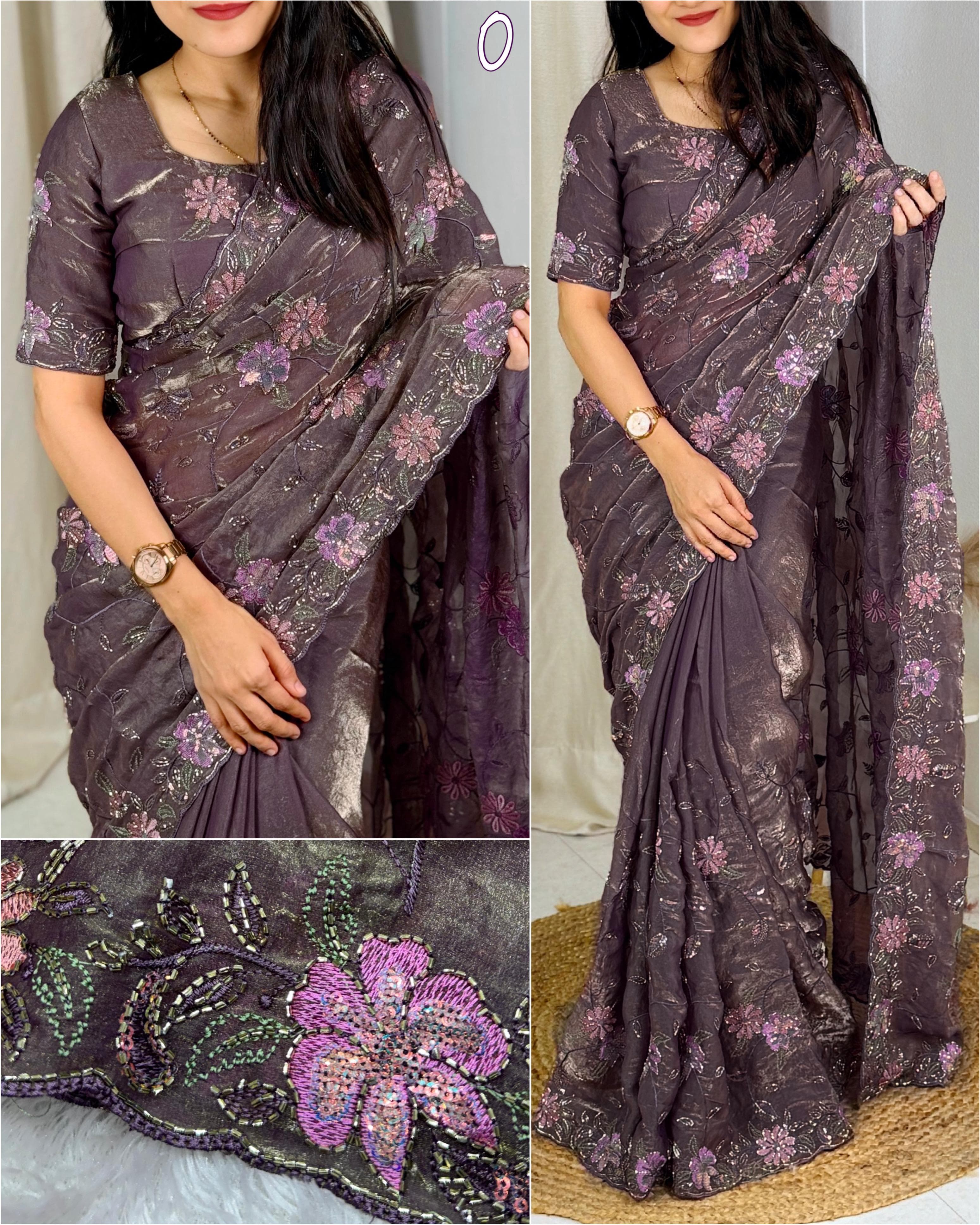 Party Wear Glamor Beauty Saree