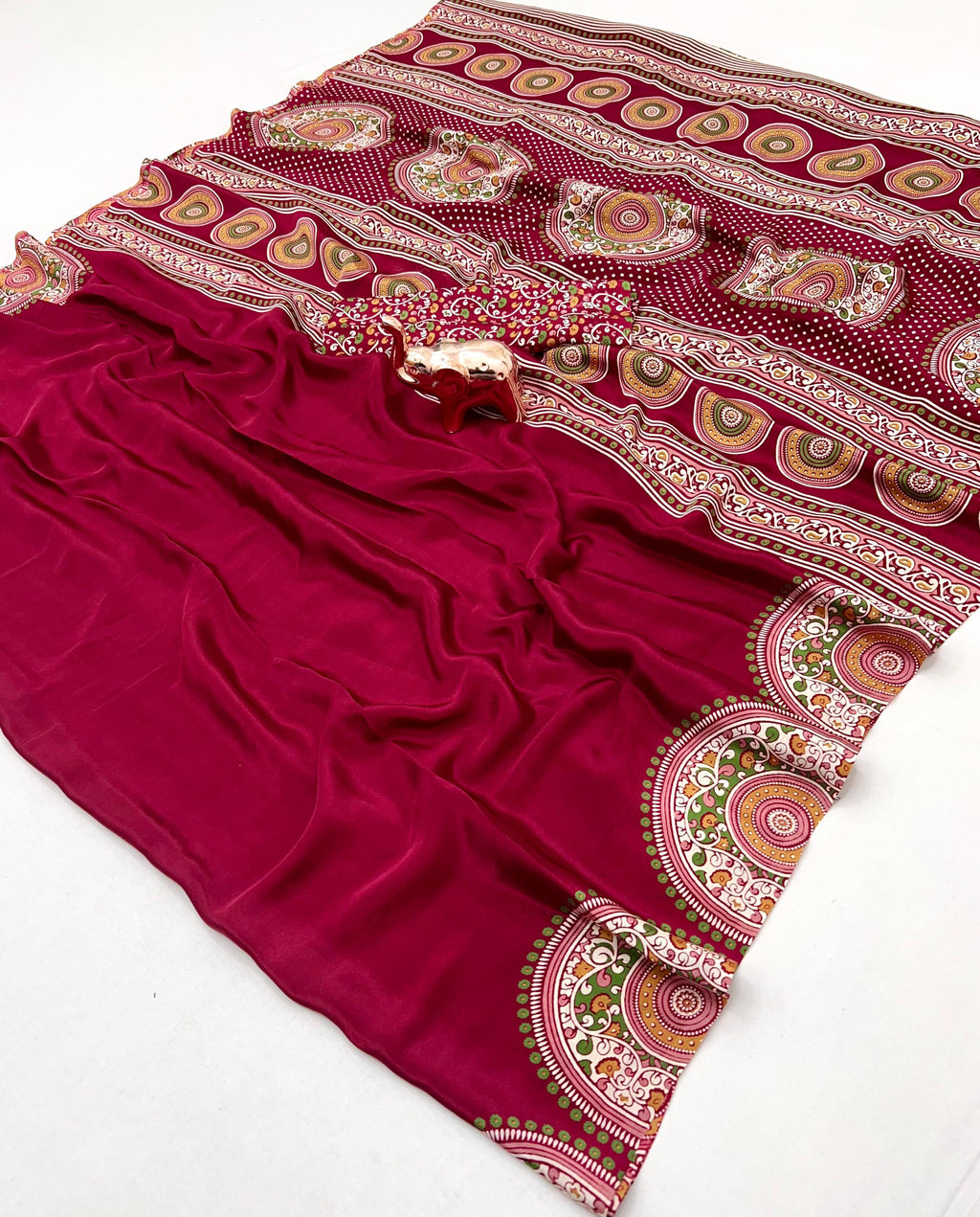 PURE SATIN SILK SAREE