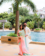 Original Gorgette With Digital Print Saree