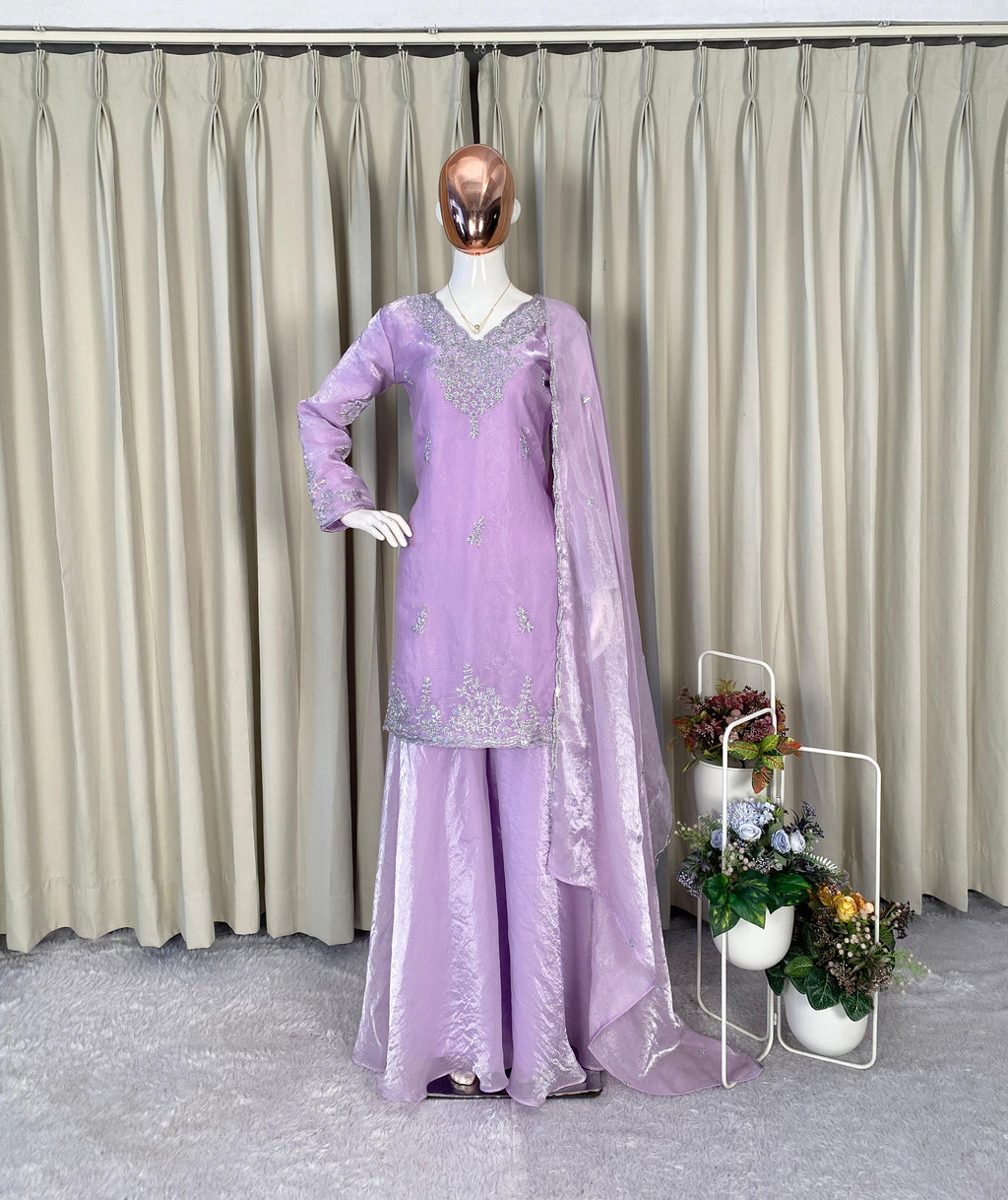 PARTY AND WEDDING PERFECT KURTI PLAZZO