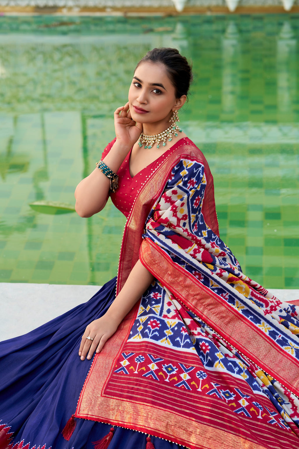 Tasar Silk Patola Laheriya