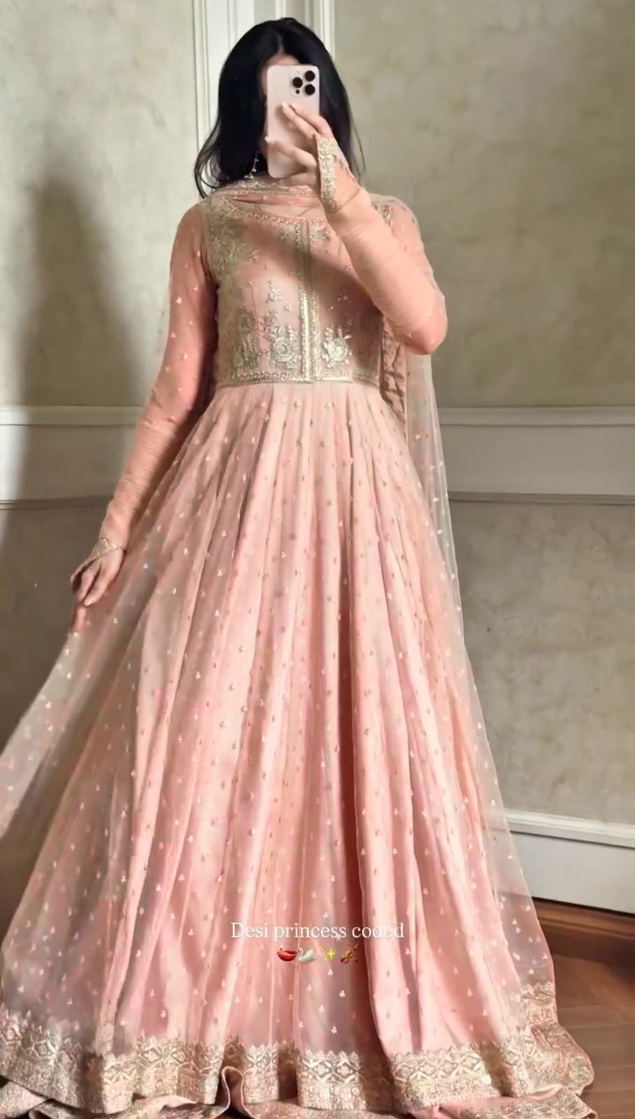 Fox Georgette Wedding Gown