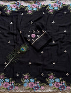 Soft Crush SilkFabric Saree
