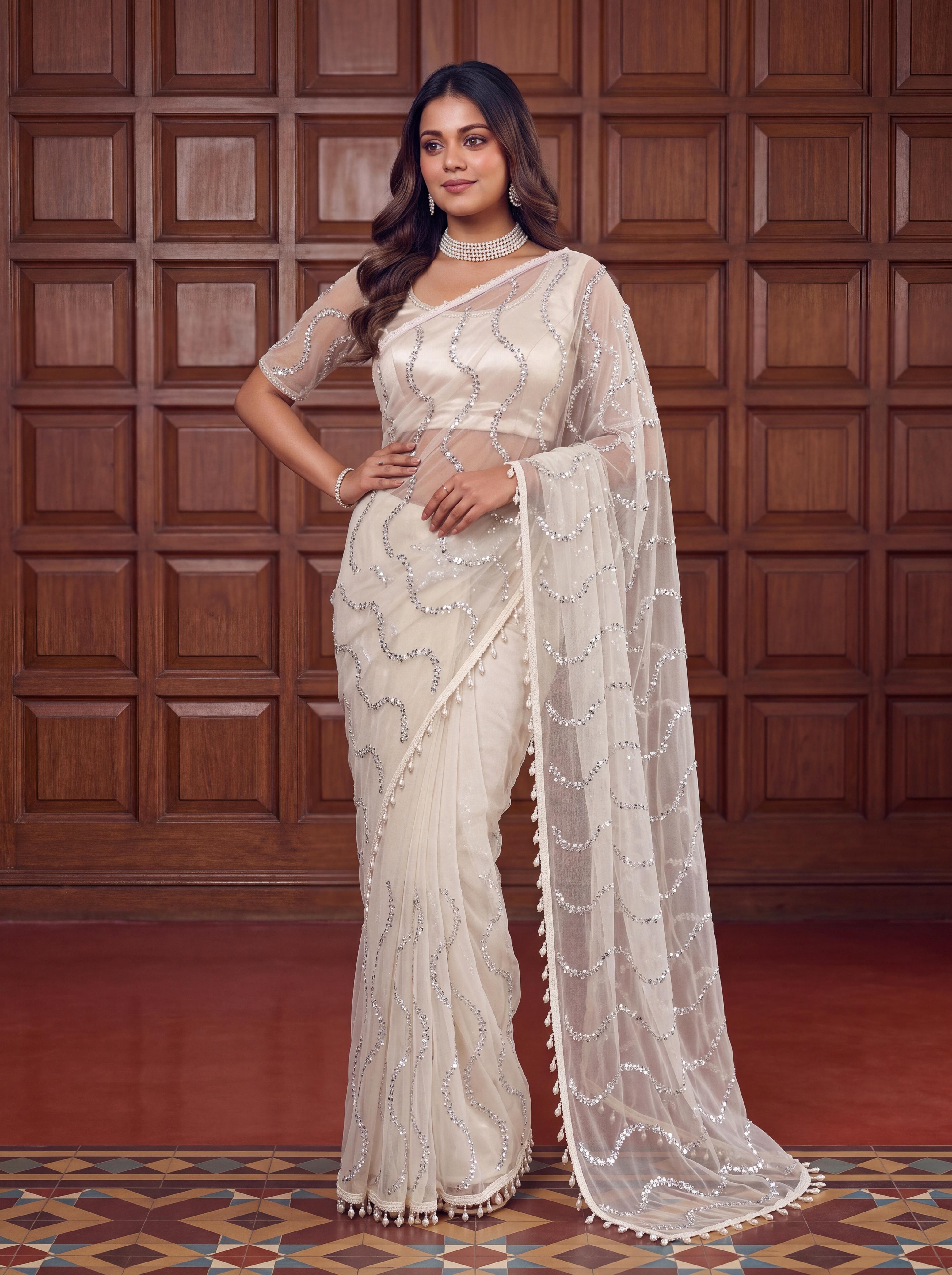 Wedding Perfect Net Saree