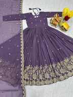 New Festival Long Gown & Duptta