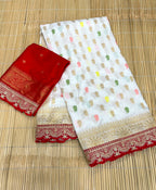 DURGA POOJA SPECIAL PURE KHADHI SAREE