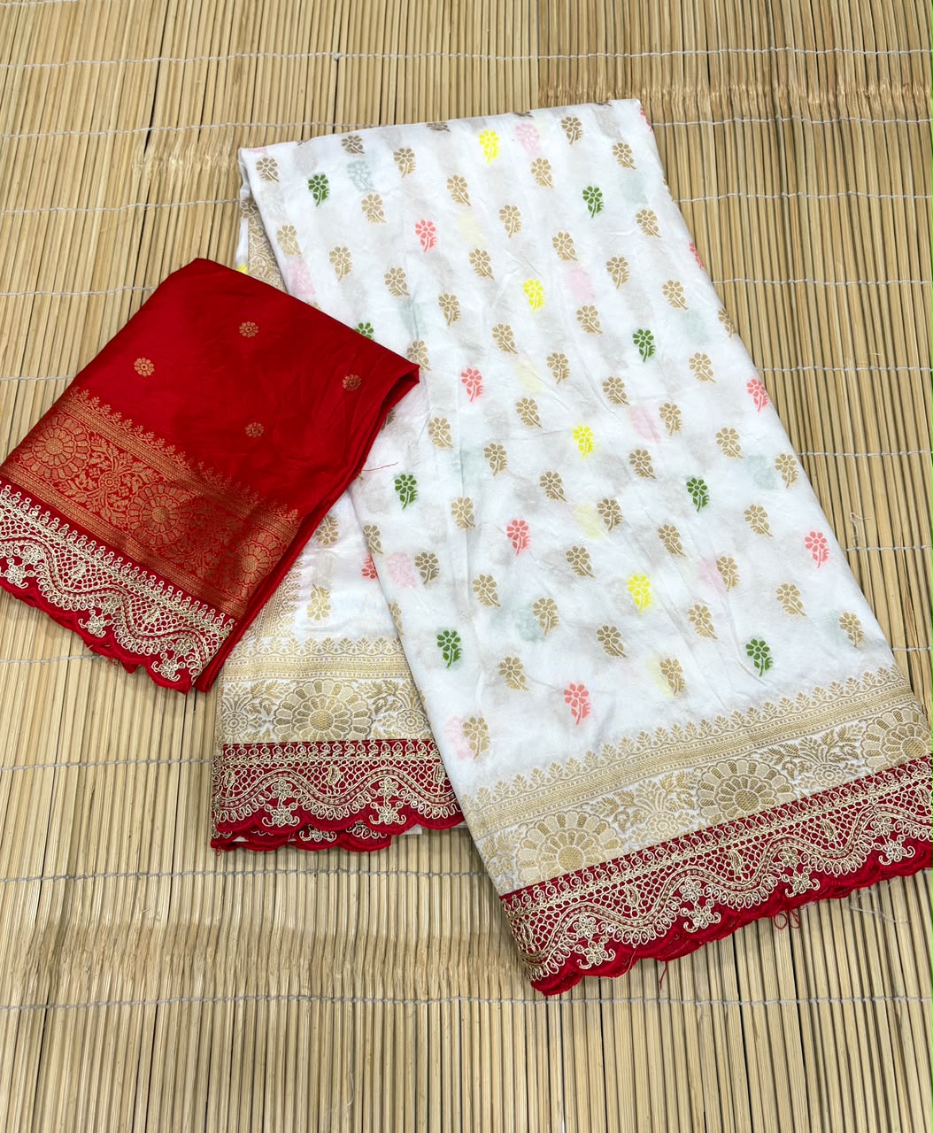 DURGA POOJA SPECIAL PURE KHADHI SAREE