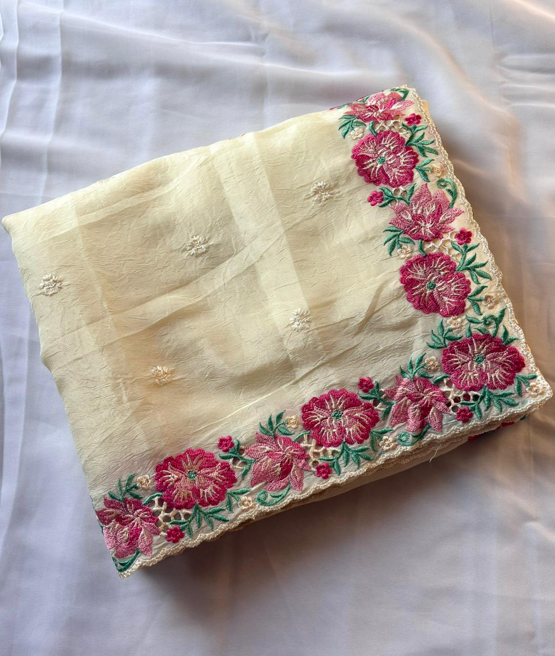 Wedding Seasons Pure Crush Saree