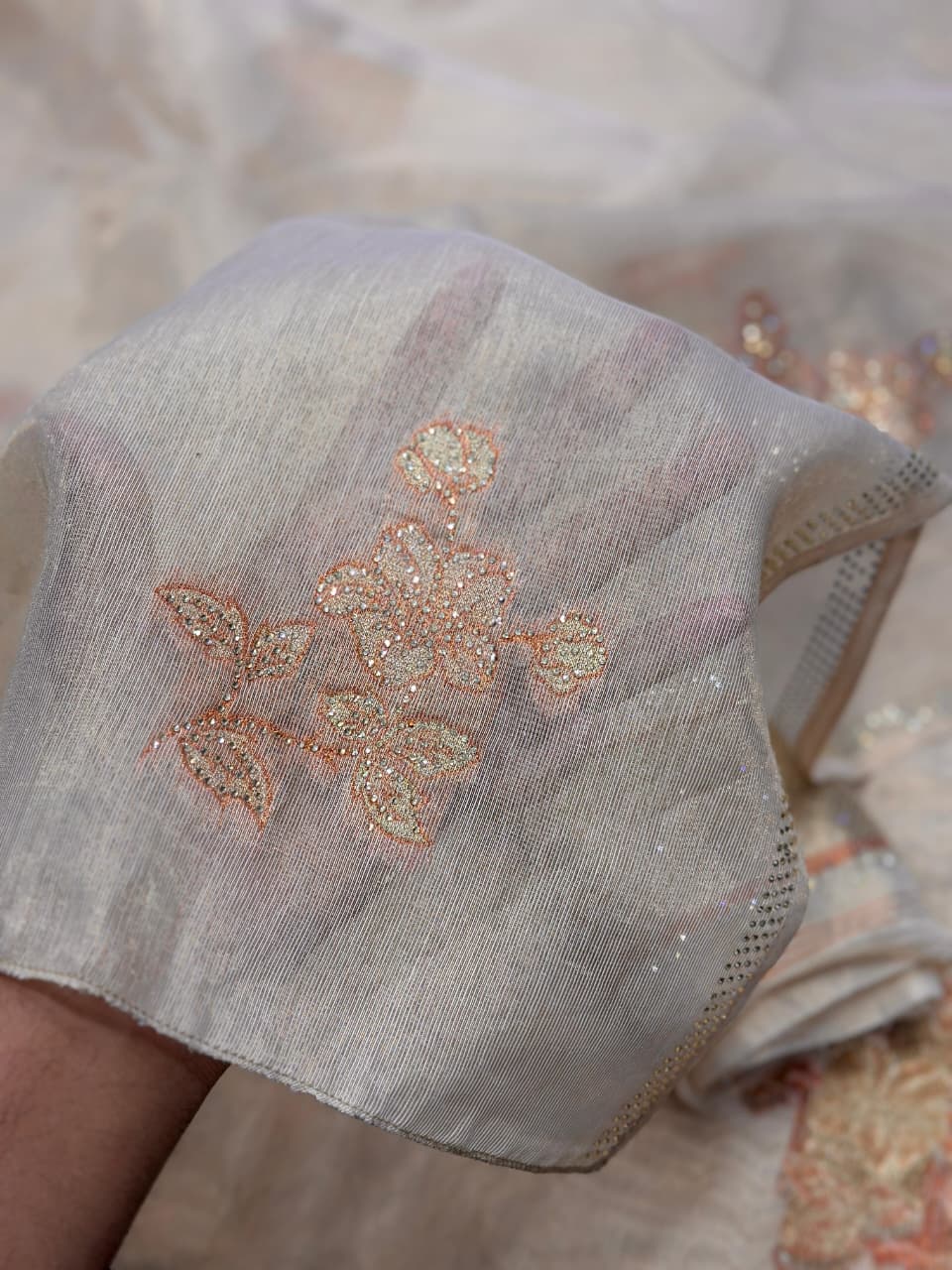 Taspa Organza Silk Saree