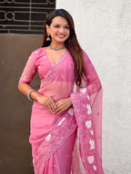 Pure Chanda Kora Silk Saree