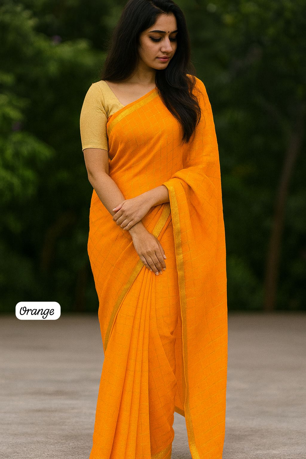 ZARI BORDER SAREE