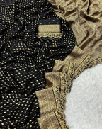 Pure Khaddi Georgette Designer Wedding Saree