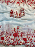 Pure Georgette Saree