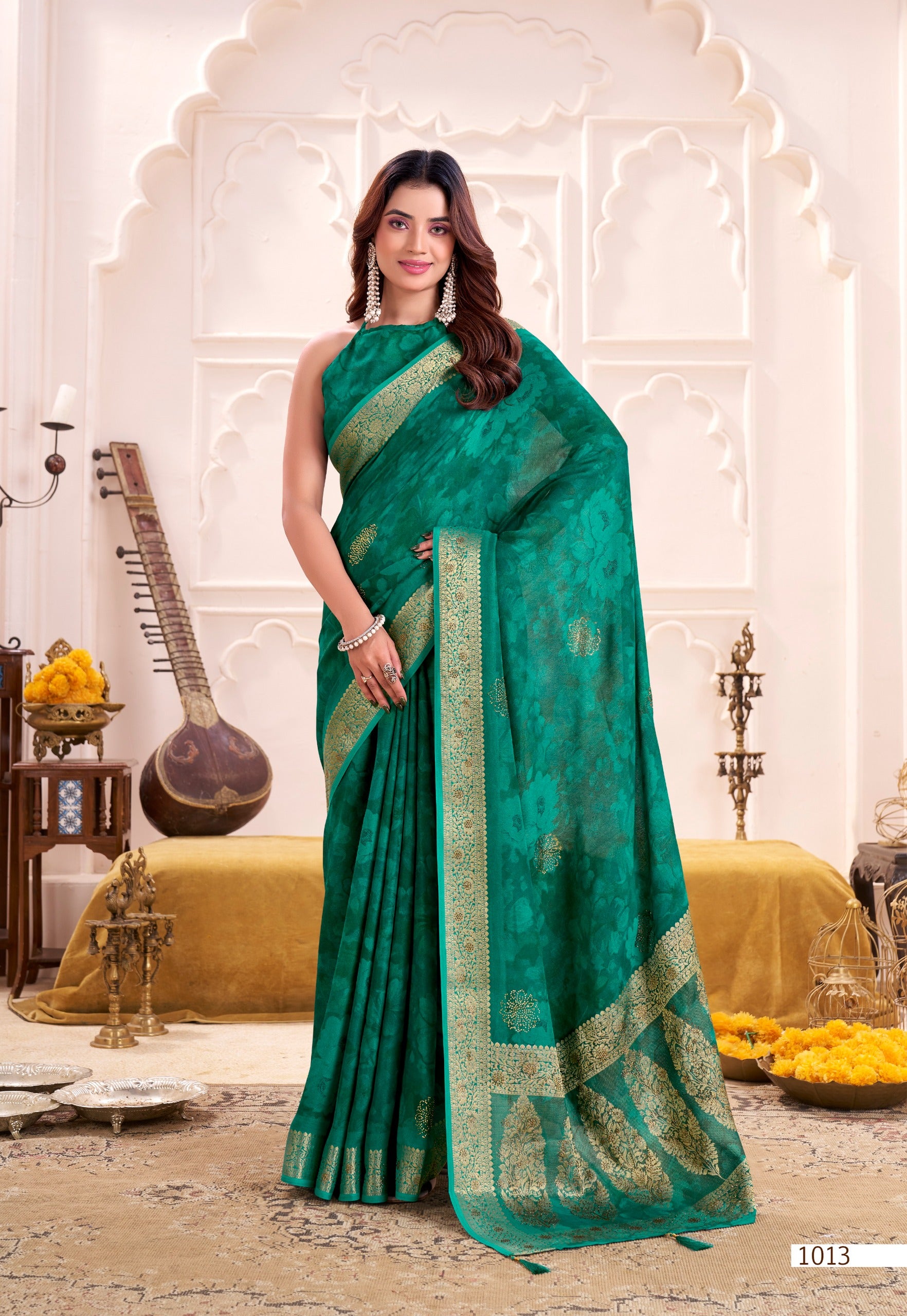 SUPERHIT JEQUARD PALLU SAREE