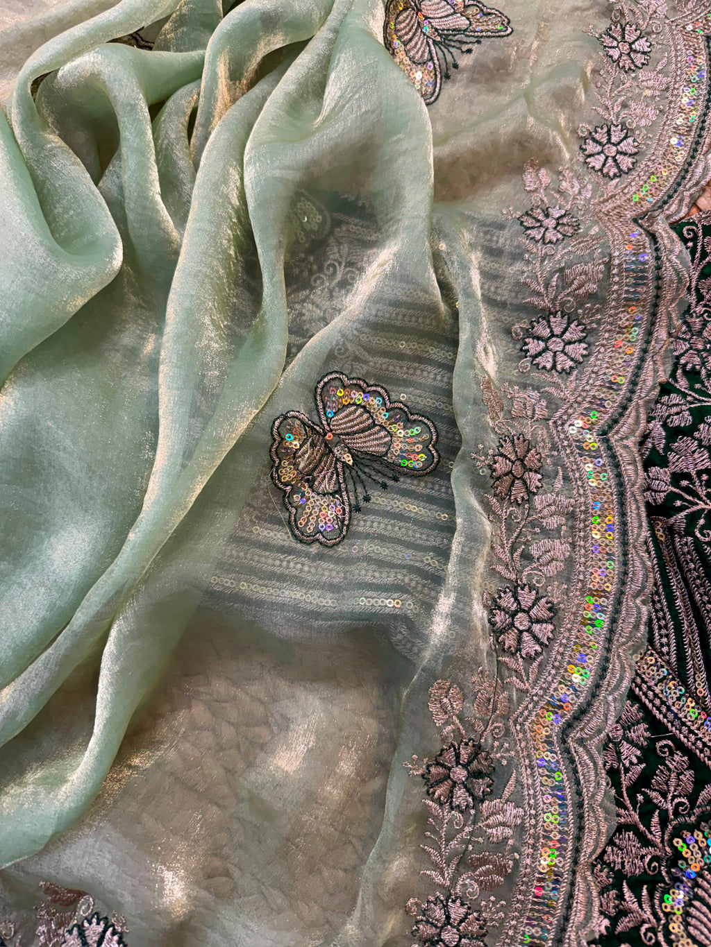 Sabyasachi Inspired Space Silk Premium Saree