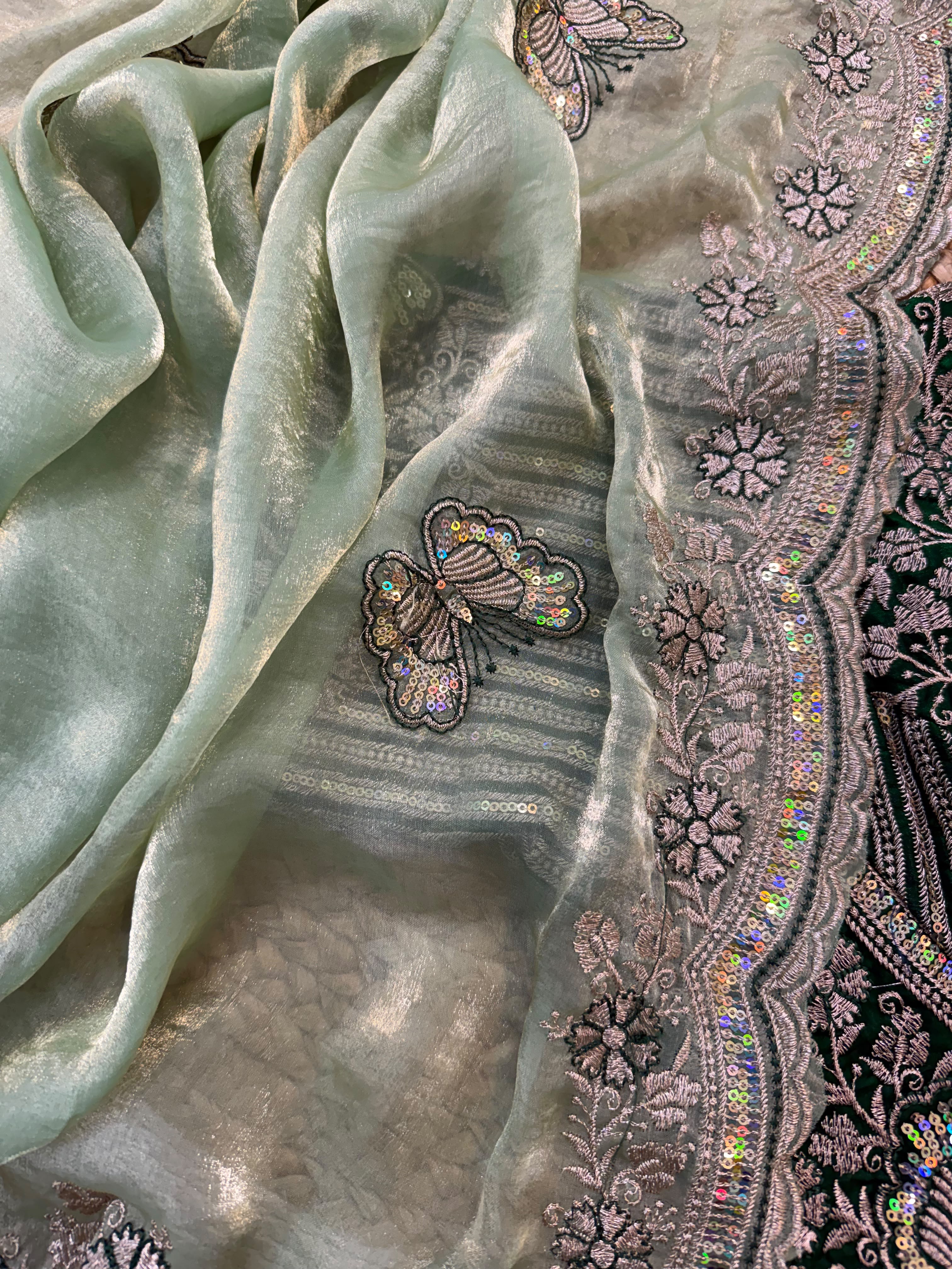 Sabyasachi Inspired Space Silk Premium Saree