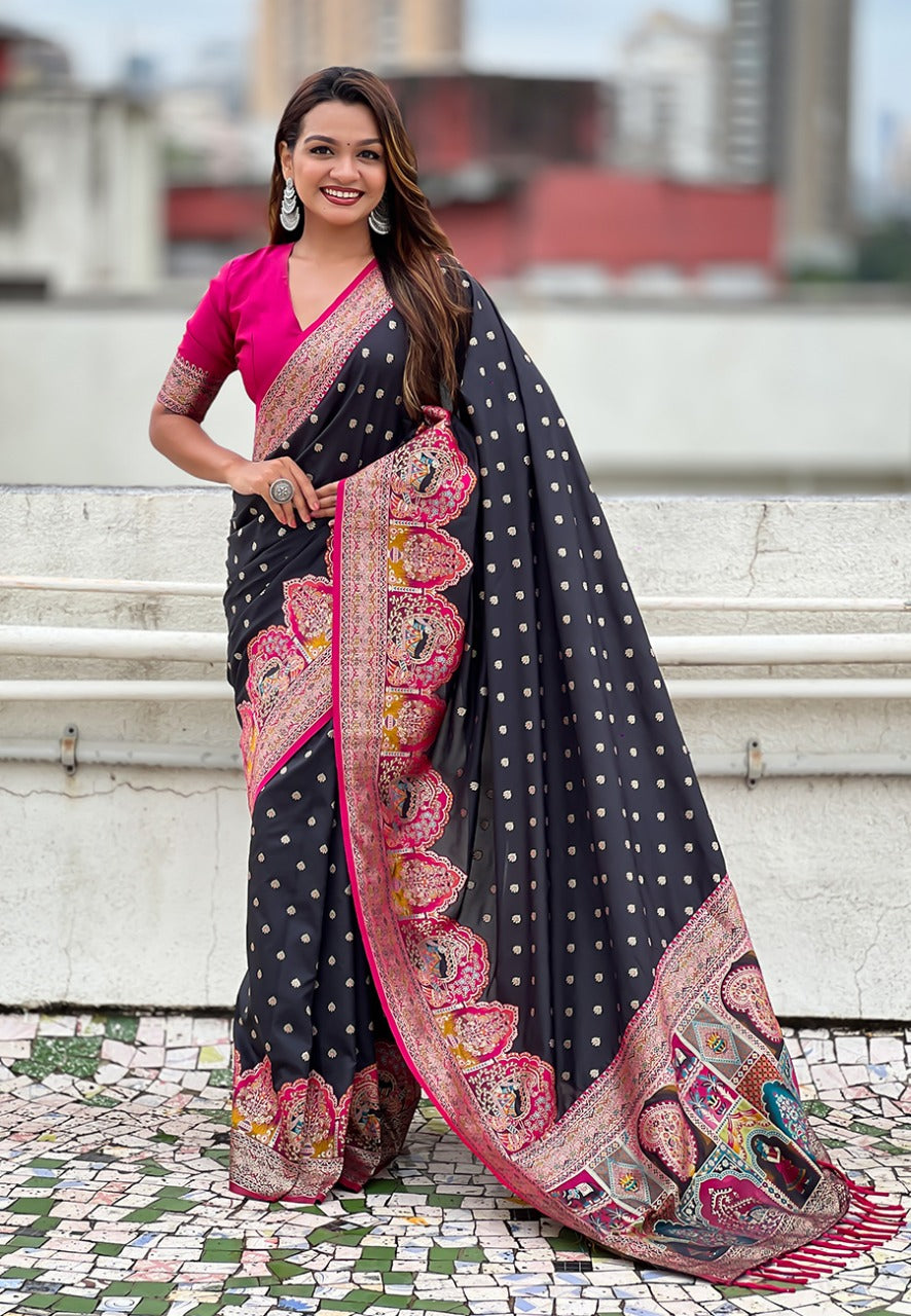 PASHMINA DARBARI COLLECTION SAREE