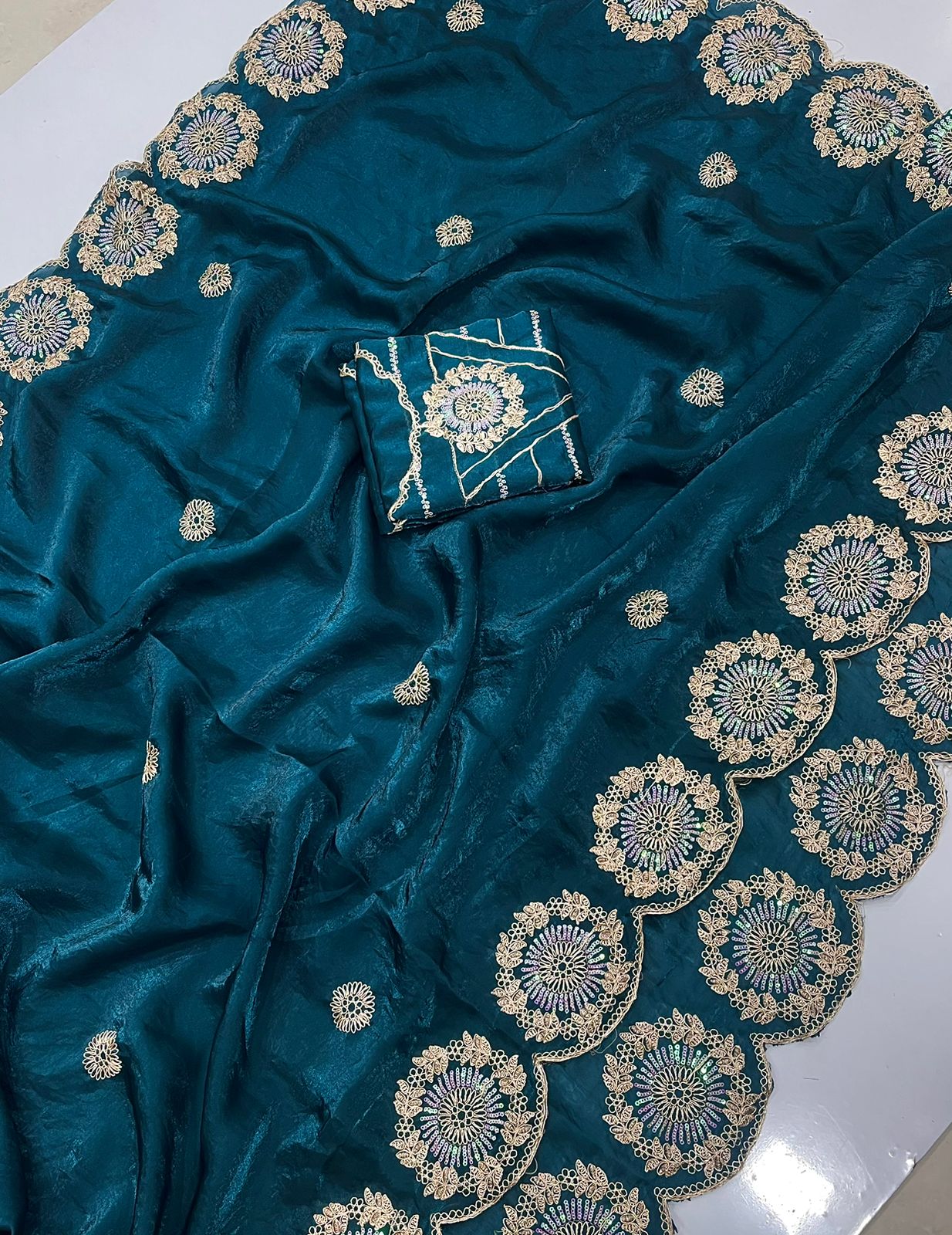 Space Silk Saree