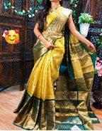 KANCHIVARAM GREEN SILK SAREE
