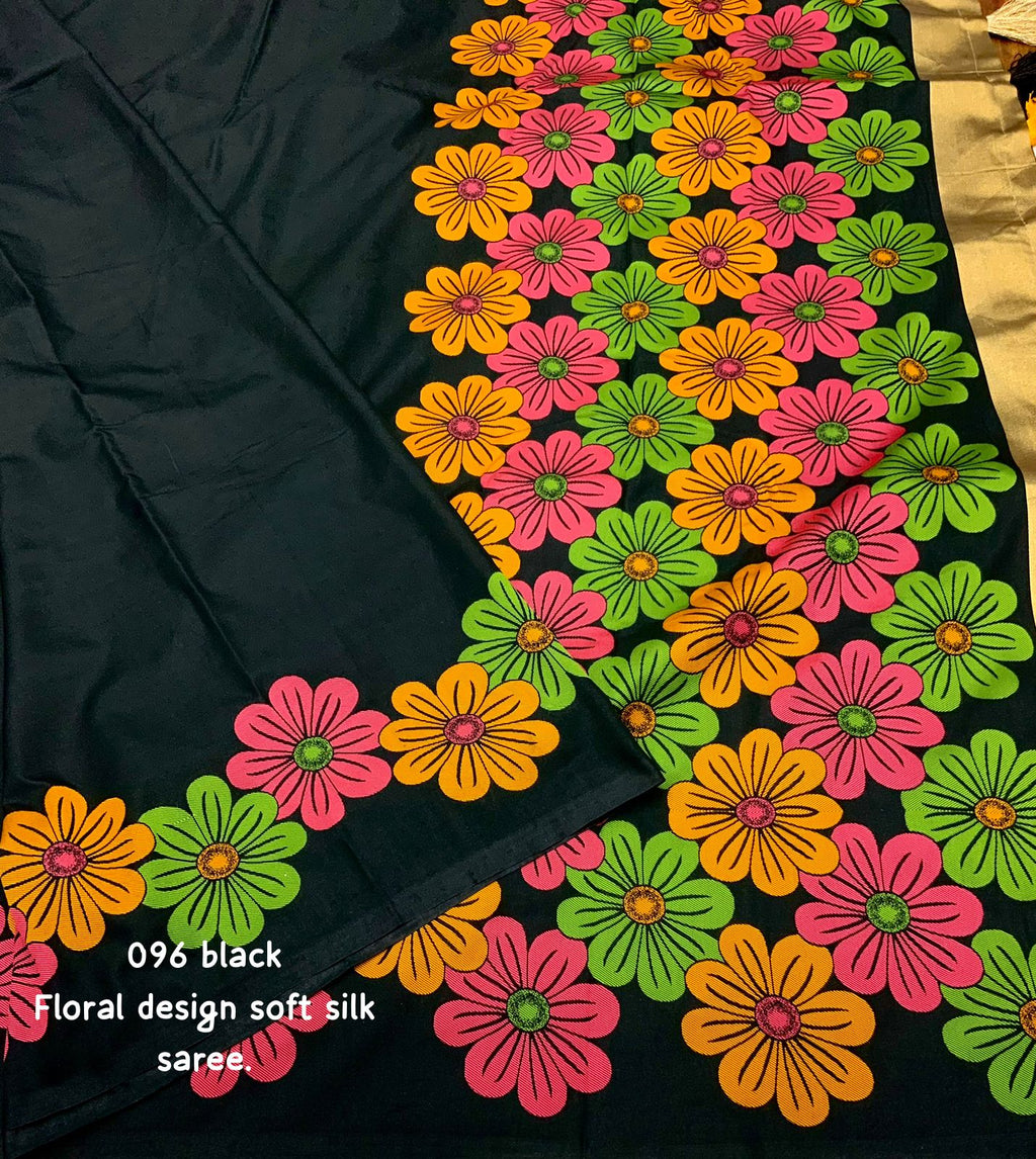 SOFT SILK SAREE MULTI COLOR