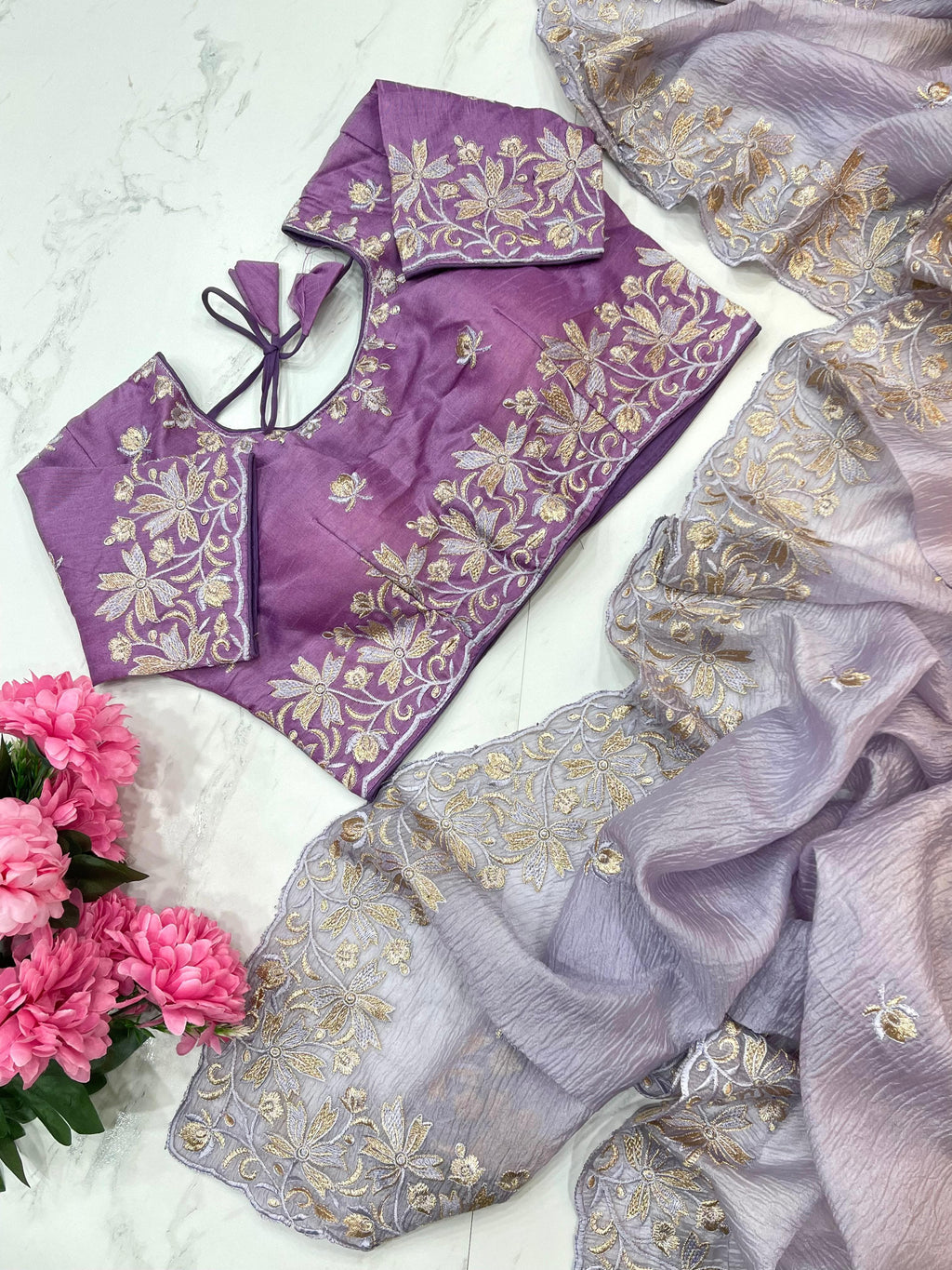 Very Soft nd elegant rich look candy crush Saree