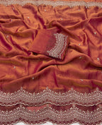 Multi Emrodairy Work Saree