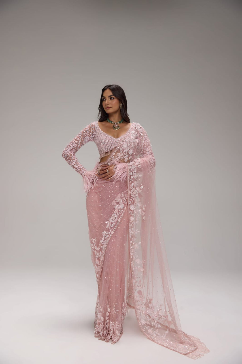 Bollywood BlockBuster Sequins Design Saree