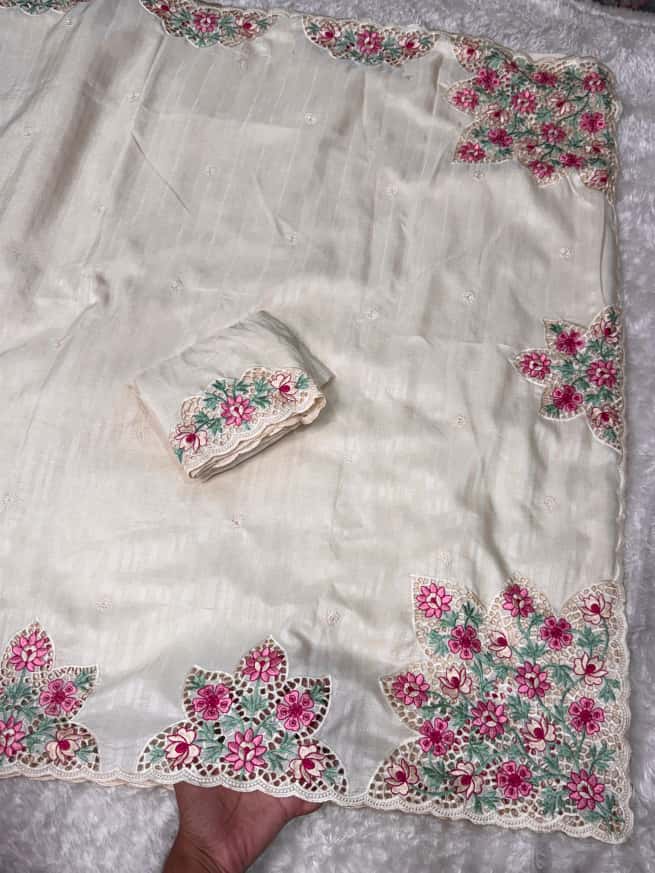 Ishwari Cotton Tusser Saree