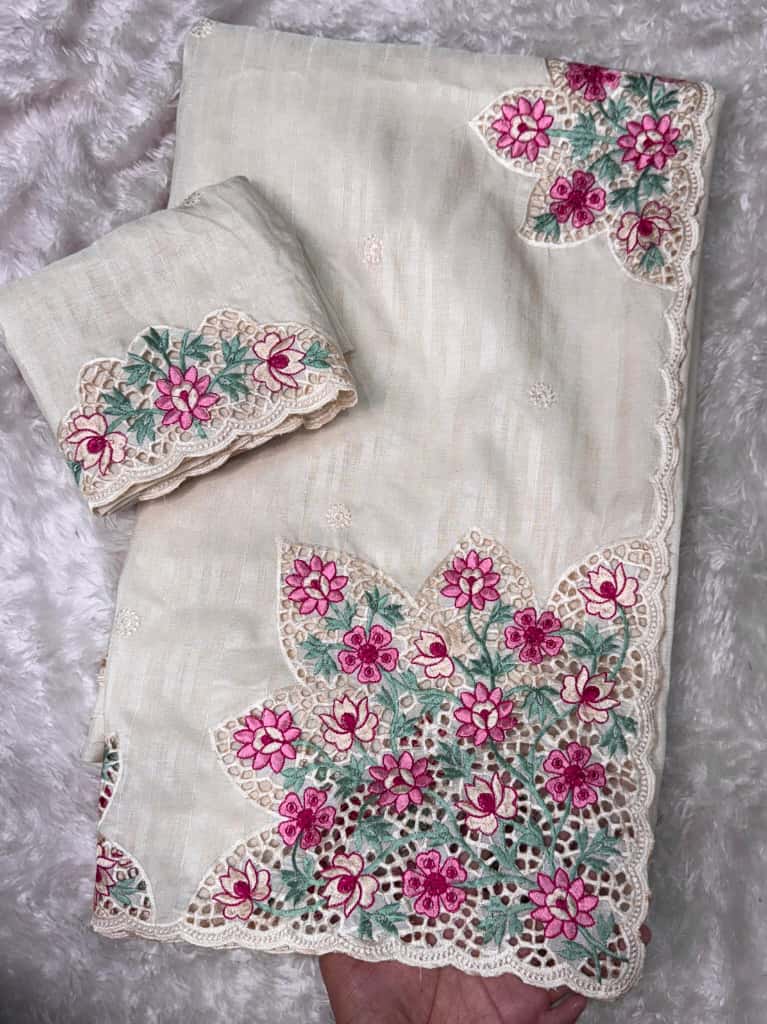 Ishwari Cotton Tusser Saree