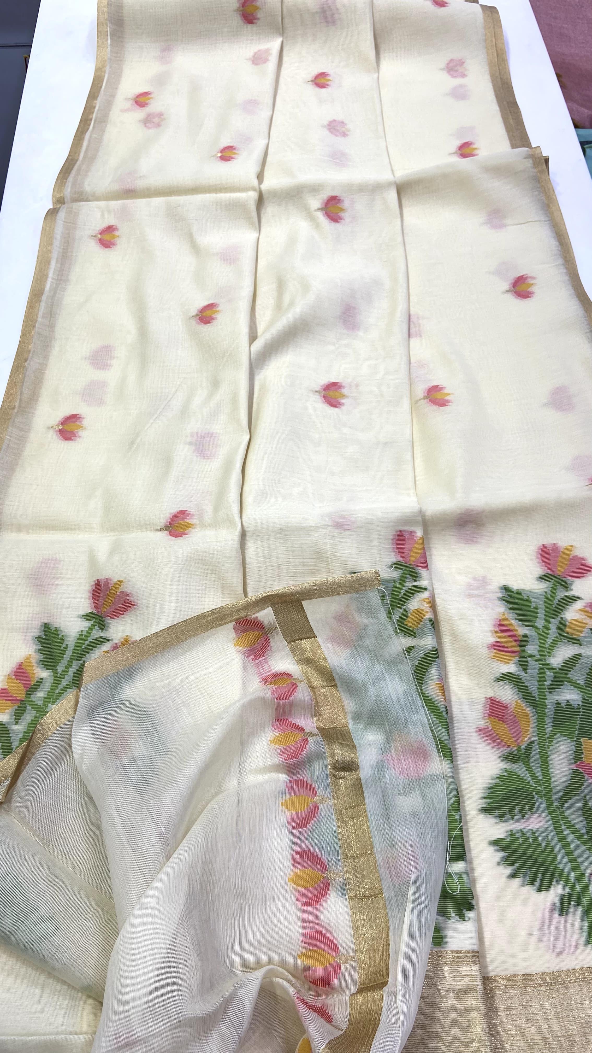 Summer Special Jamdani Weaving saree