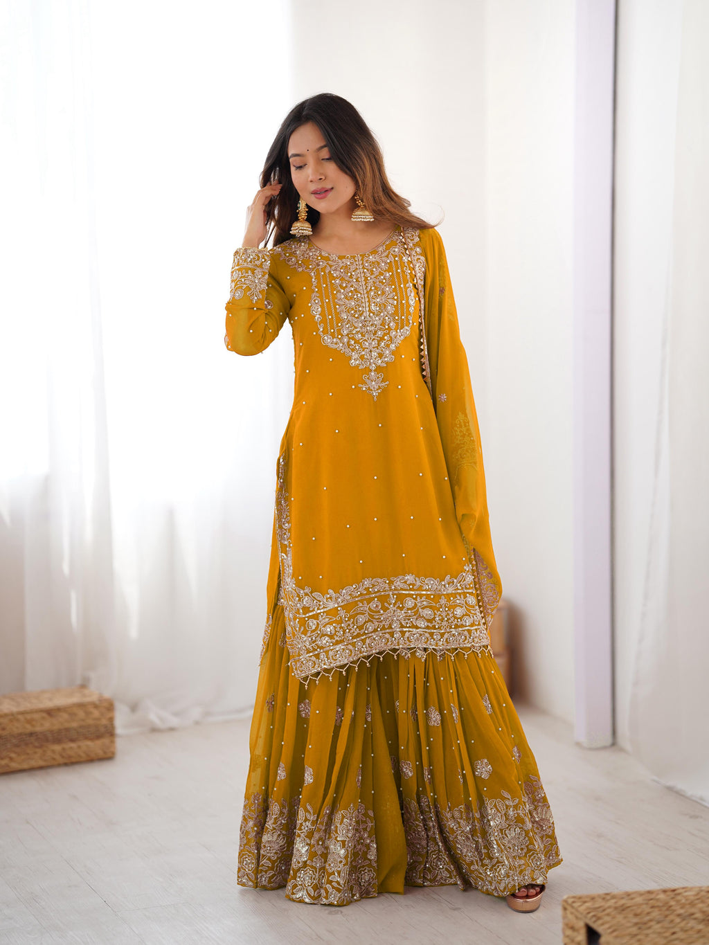 Premium Faux Georgette Suit