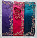 Soft Star Georgette Saree