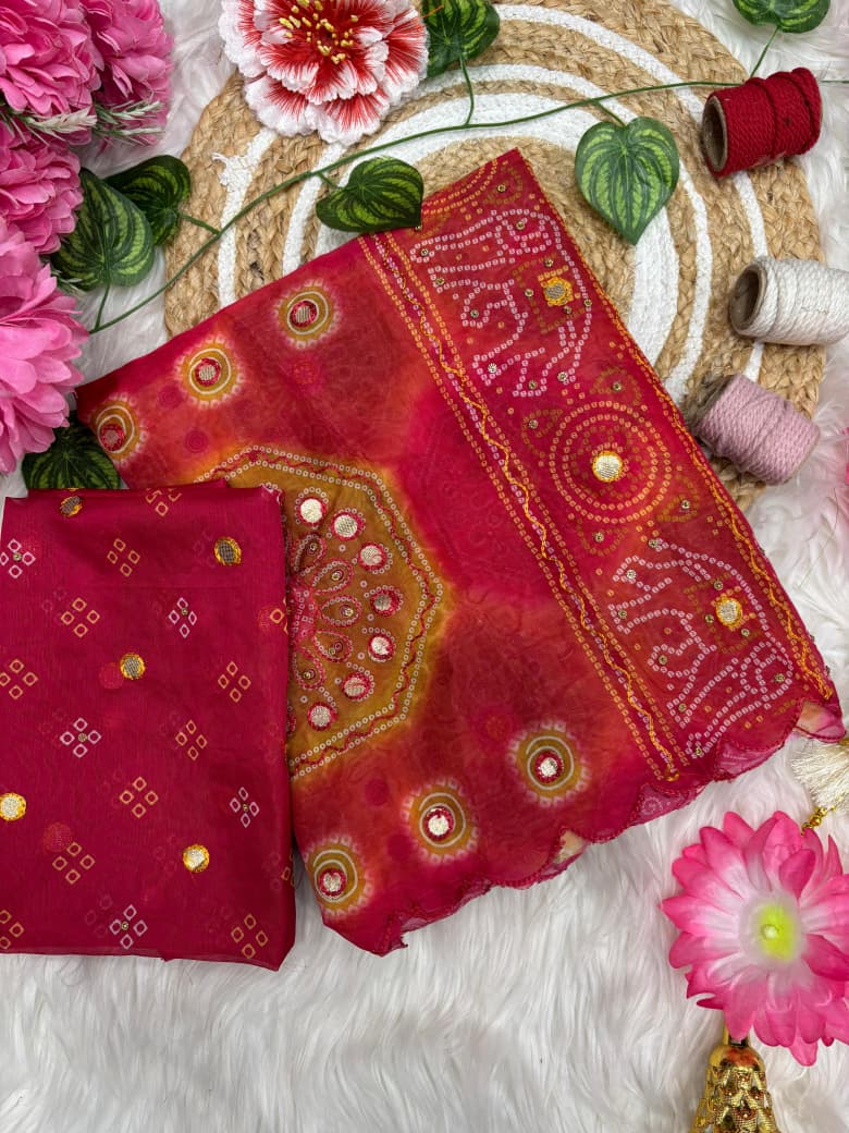 PURE TABBY SILK DIGITAL PRINT SAREE