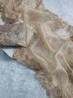 Sindhur Organza Silk Saree