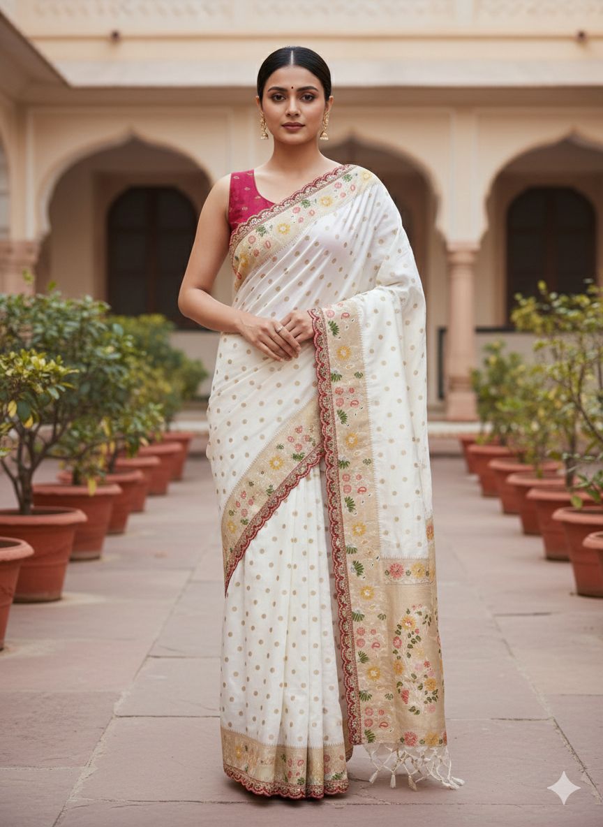 Dola Silk Embroidery Border