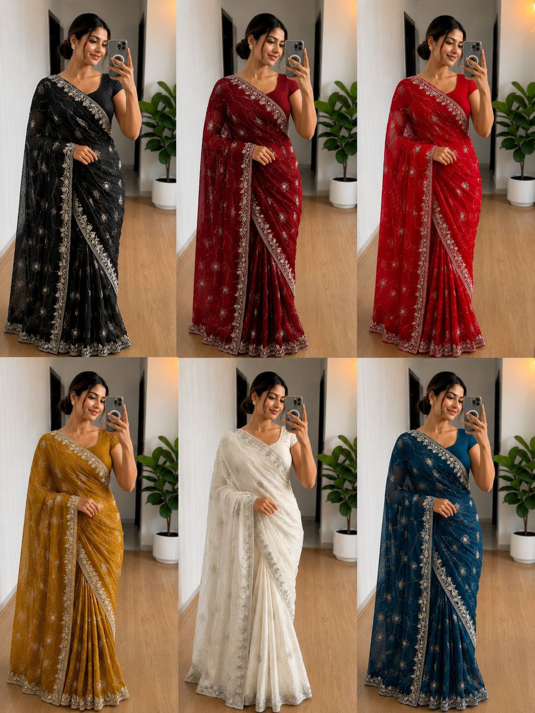 Fancy Space Silk Saree