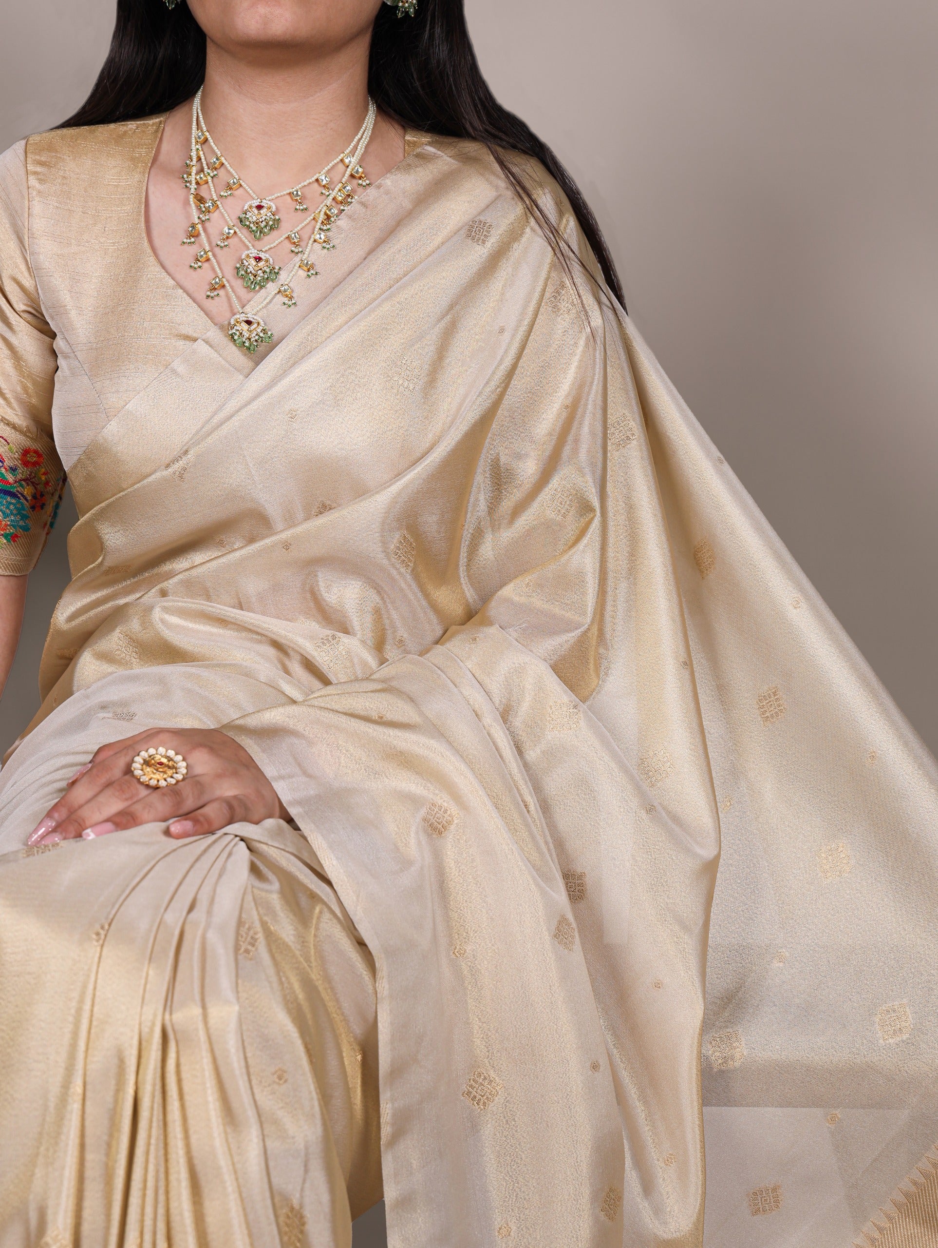 Pujas Special Tissue Paithani Saree