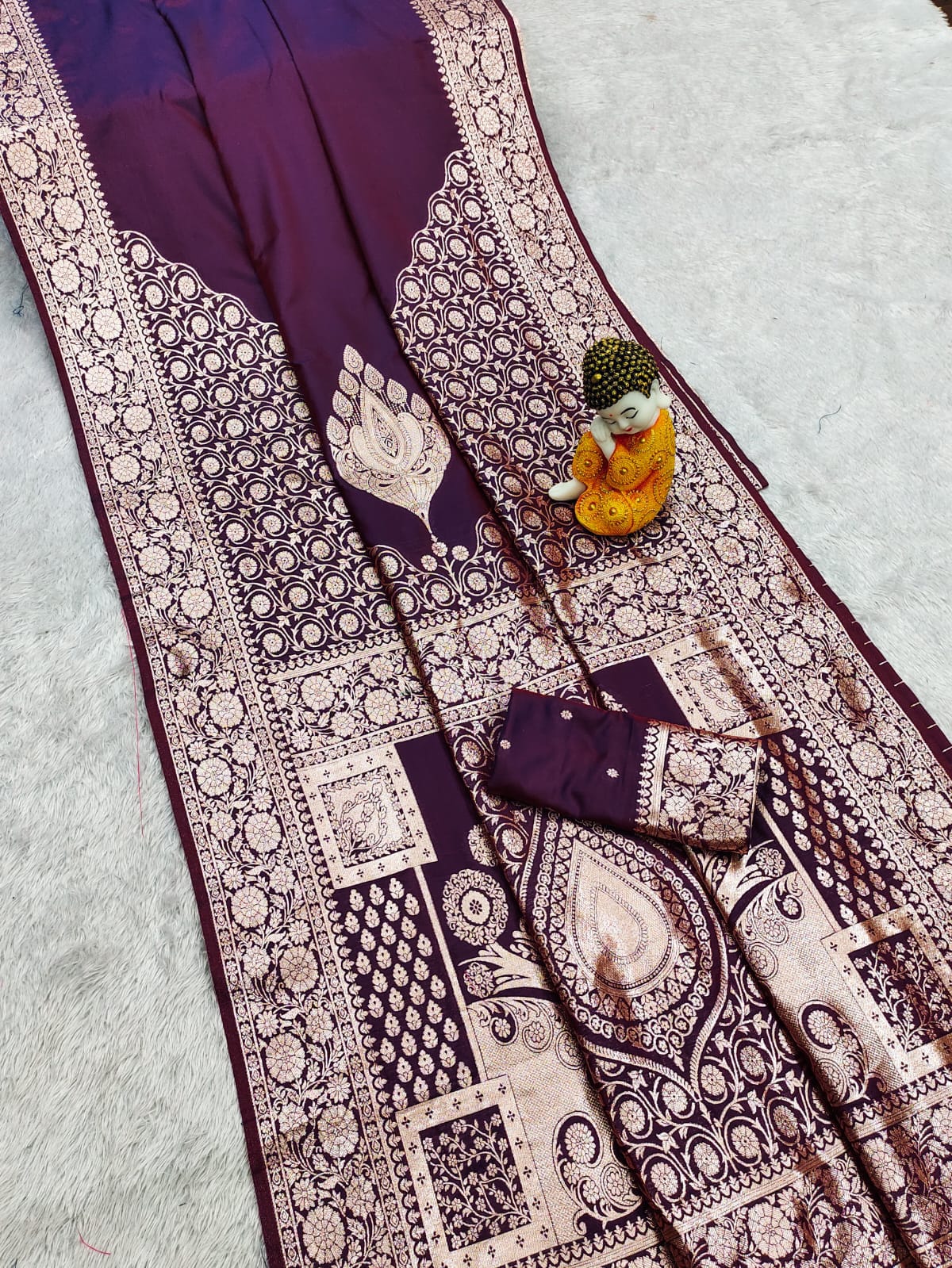 PURE BANARASI GALA SAREE