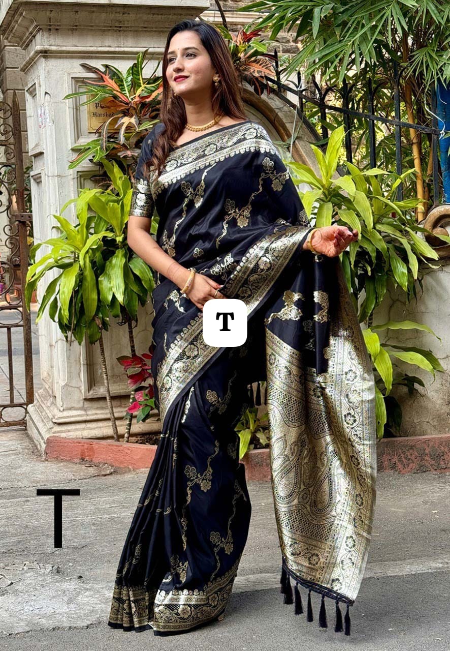 Special Makarsankranti Black Saree Collection