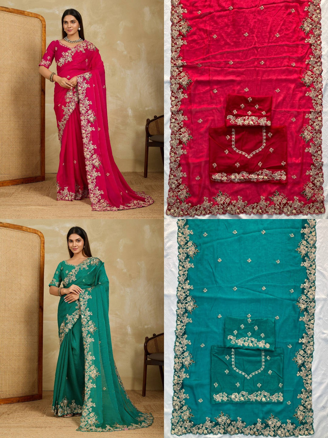 SOFT FENDY CHIFFON SAREE
