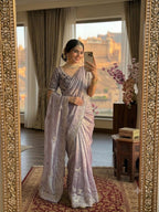 Sabyasachi Inspired Space Silk Premium Saree