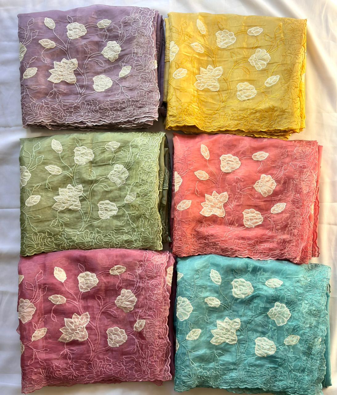 Pure Chanda Kora Silk Saree