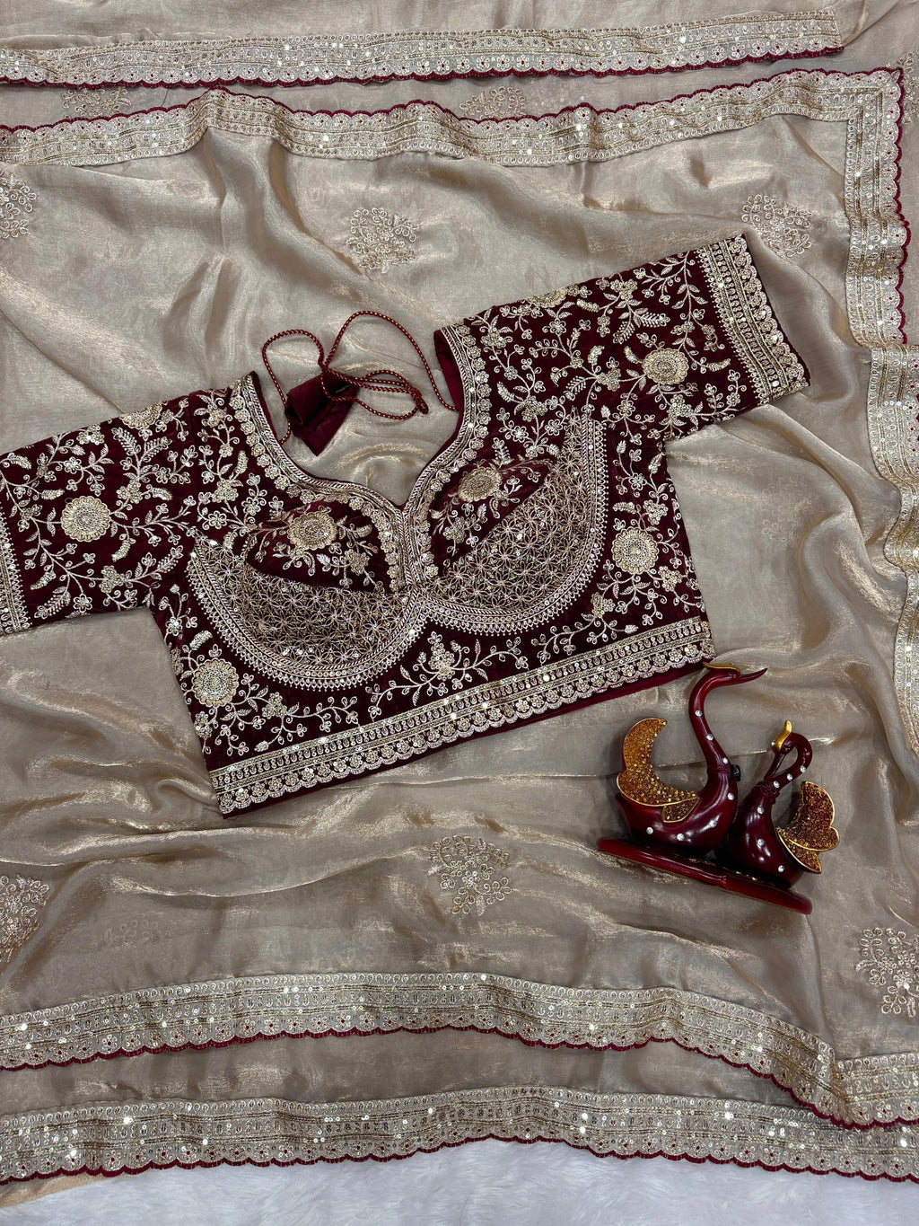 Soft Fendy Silk Fabric Saree