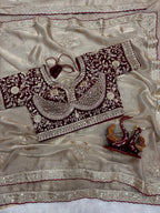 Soft Fendy Silk Fabric Saree