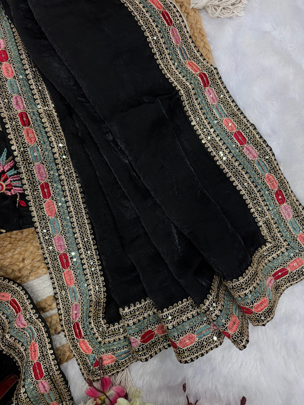 Pure space silk saree