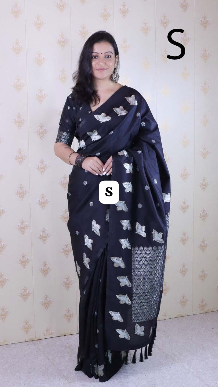 Special Makarsankranti Black Saree Collection