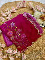 Pure soft Tebby Silk Saree