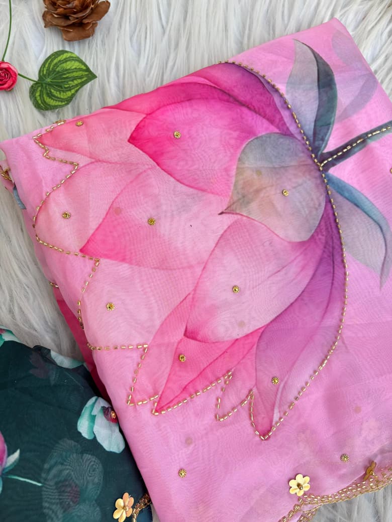 Pure Soft Teby Silk Saree